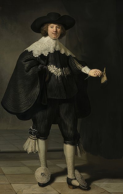 Portrait von Marten Soolmans von Rembrandt van Rijn
