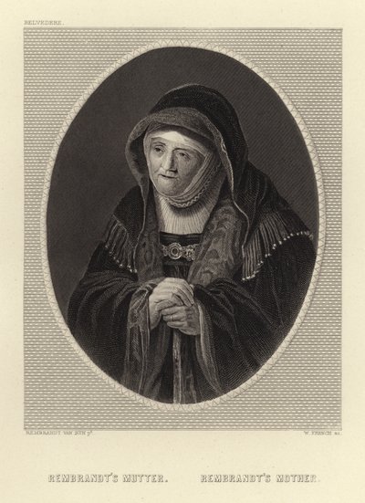 Rembrandts Mutter von Rembrandt van Rijn