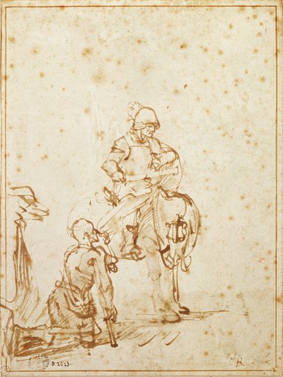 St. Martin und der Bettler von Rembrandt van Rijn