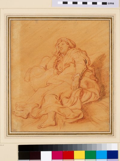 Studie der Figur von Rachel von Rembrandt van Rijn