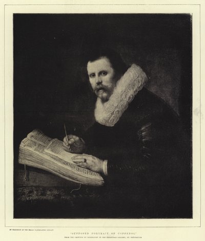 Vermutliches Porträt von Coppenol von Rembrandt van Rijn