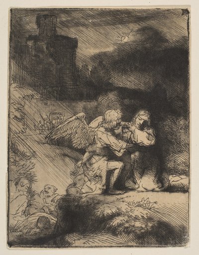 Die Agonie im Garten, ca. 1652 von Rembrandt van Rijn