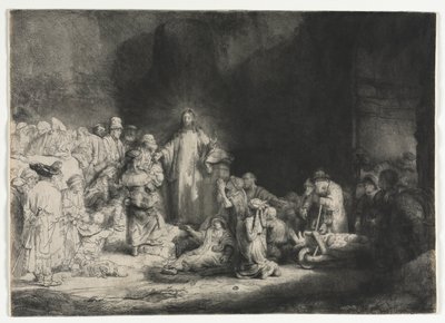 Der Hundertguldenblatt von Rembrandt van Rijn