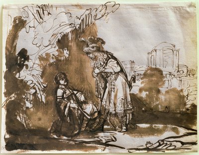 Der Abschied von David und Jonathan von Rembrandt van Rijn