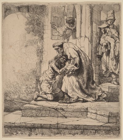 Die Rückkehr des verlorenen Sohnes von Rembrandt van Rijn