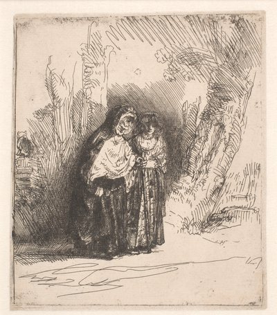Die spanische Zigeunerin (Preciosa) von Rembrandt van Rijn