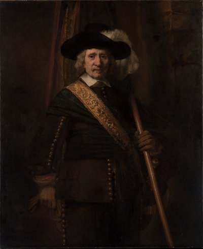 Der Fahnenträger, Floris Soop, 1654 von Rembrandt van Rijn