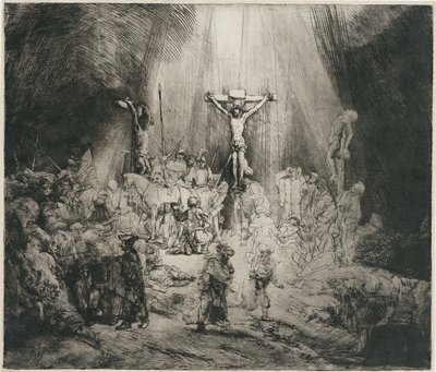 Die drei Kreuze, um 1653 von Rembrandt van Rijn