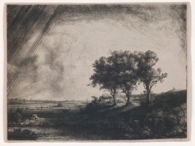 Die drei Bäume von Rembrandt van Rijn