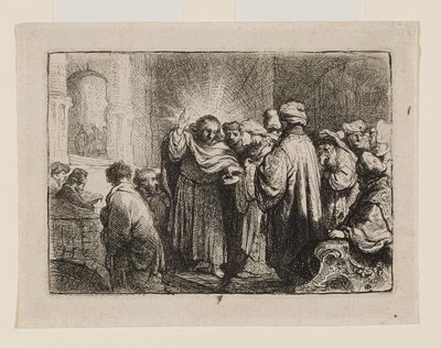 Das Zinsgeld von Rembrandt van Rijn