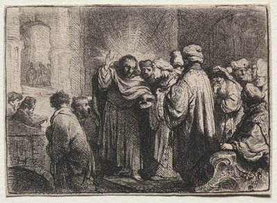 Das Zinsgroschen von Rembrandt van Rijn