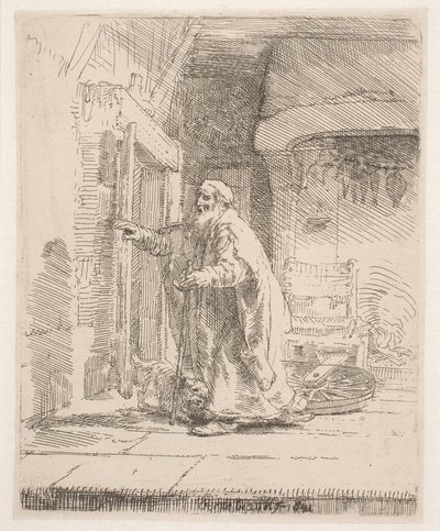 Die Blindheit des Tobit: die größere Platte von Rembrandt van Rijn