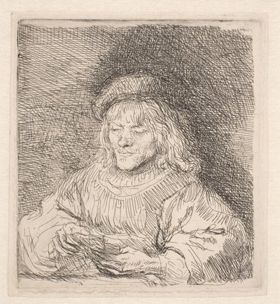 Der Kartenspieler von Rembrandt van Rijn