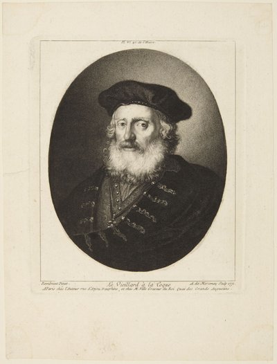 Alter Mann mit Mütze von Rembrandt van Rijn