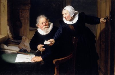 Der Schiffsbauer und seine Frau von Rembrandt van Rijn