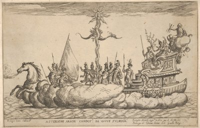 Asterion, aus der Serie Gefäße der Argonauten für die Hochzeitsfeier von Cosimo, 1608 von Remigio Cantagallina