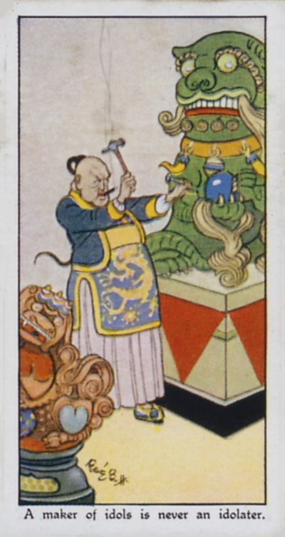 Ein Götzenmacher ist niemals ein Götzendiener von René Bull