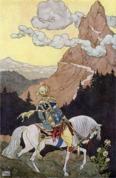 Der Berg des Schreckens und der Gefahr von René Bull