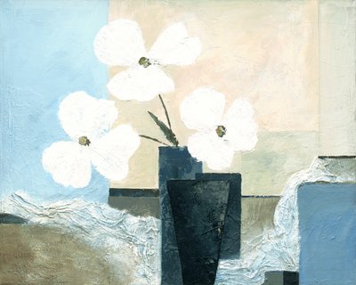 Modernes Florales Stillleben von Renate Holzner