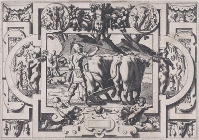 Jason sät die Drachenzähne von Rene Boyvin