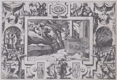 Medea flieht vor Jason von Rene Boyvin