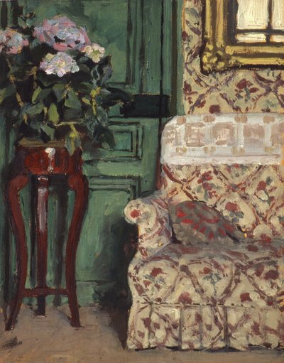 Ecke des Sofas von René François Xavier Prinet