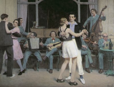 Die Casino-Bar in Cabourg (um 1930) von René François Xavier Prinet