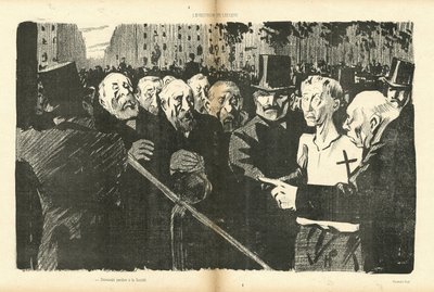 Illustration von Hermann-Paul (1864-1940) in Le Canard Sauvage von Rene George Hermann Paul