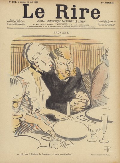 Illustration für Le Rire von Rene George Hermann Paul