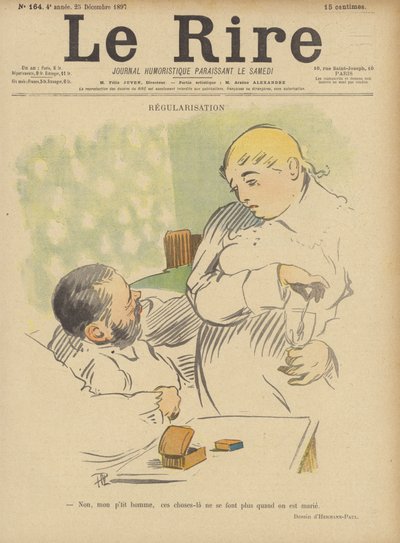 Illustration für Le Rire von Rene George Hermann Paul
