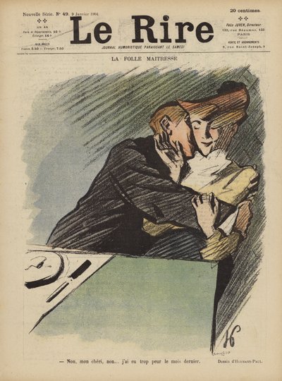 Illustration für Le Rire von Rene George Hermann Paul