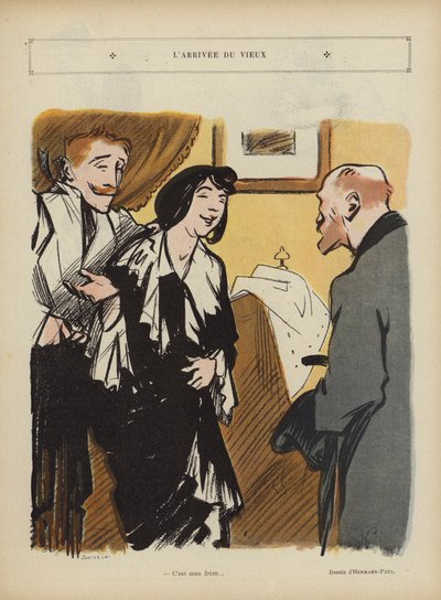 Illustration für Le Rire von Rene George Hermann Paul