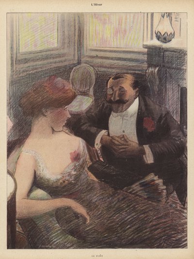Winter: der Flirt von Rene George Hermann Paul
