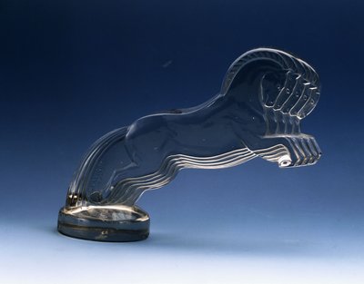 Fünf Pferde; Cinq-chevaux (ein Automaskottchen) von Rene Jules Lalique