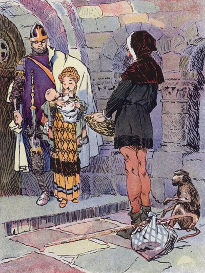 Ein kleines Mädchen aus feudalen Zeiten von Rene Vincent