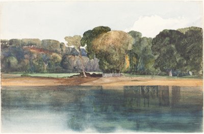 Landschaft mit Bäumen und Wasser von Reverend James Bulwer