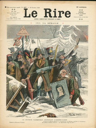 Titelblatt von „Das Lachen“, Satirisch in Farben von Ricardo Flores