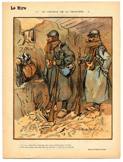 Das rote Lachen, Satirisch in N & B von Ricardo Flores