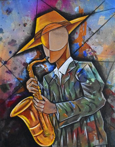 Lebhafter Jazzmann von Ricardo Maya