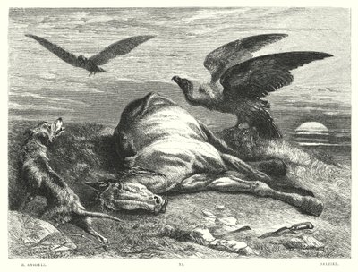 Lord Byrons Childe Harold, Gesang I, Strophe 88 (Stich) von Richard (after) Ansdell