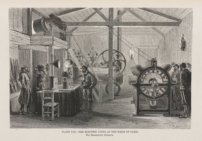 Elektrisches Licht bei der Belagerung von Paris von John Pardon