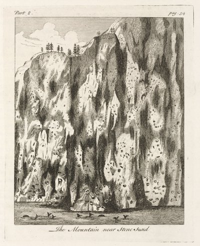 Der Berg bei Stone Sund, Norwegen von John Pardon