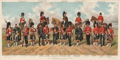 Schottische Regimenter der britischen Armee von Richard (after) Simkin