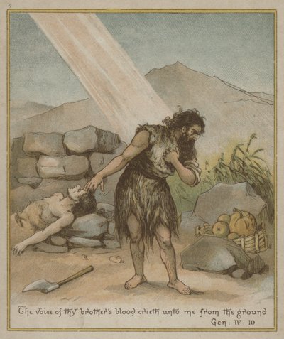 Kain, nachdem er Abel erschlagen hat von Richard Andre