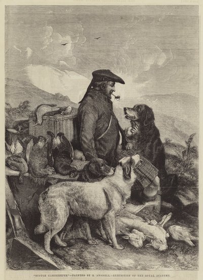 Schottischer Wildhüter von Richard Ansdell