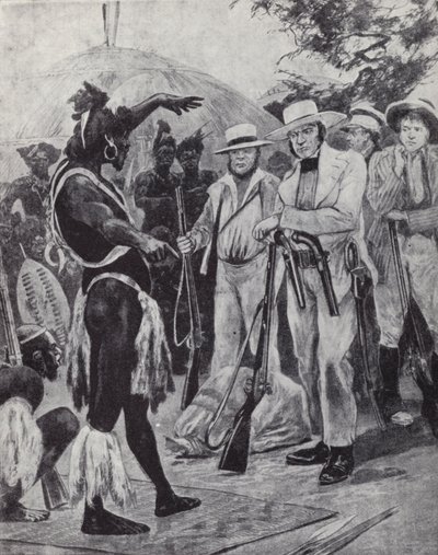 Francis Farewell von der Farewell Trading Company, Gründer der Port Natal Kolonie in Südafrika von Richard Caton II (after) Woodville
