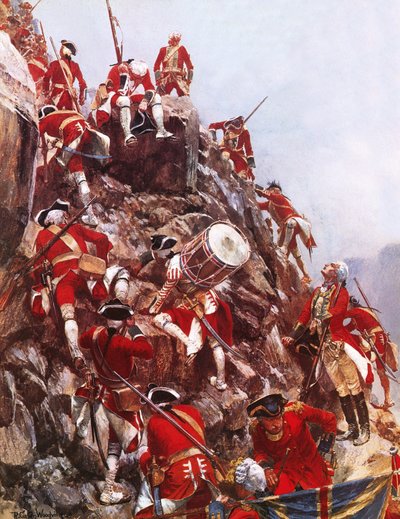 Erklimmen der Höhen von Abraham von Richard Caton Woodville