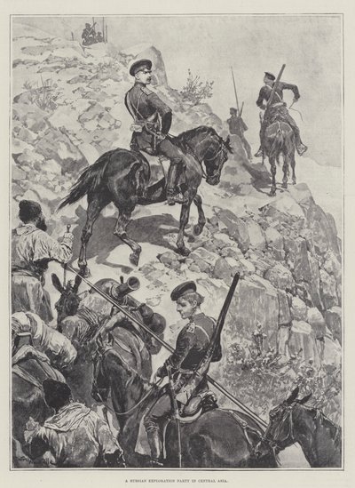 Eine russische Expedition in Zentralasien von Richard Caton Woodville junior