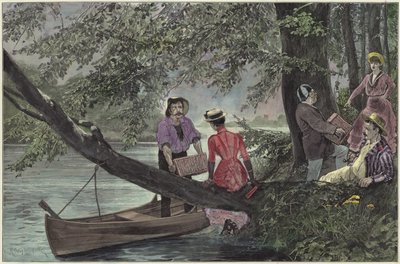 Ein Picknick am Fluss von Richard Caton Woodville junior