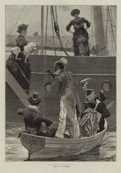 Bei der Regatta von Richard Caton Woodville junior
